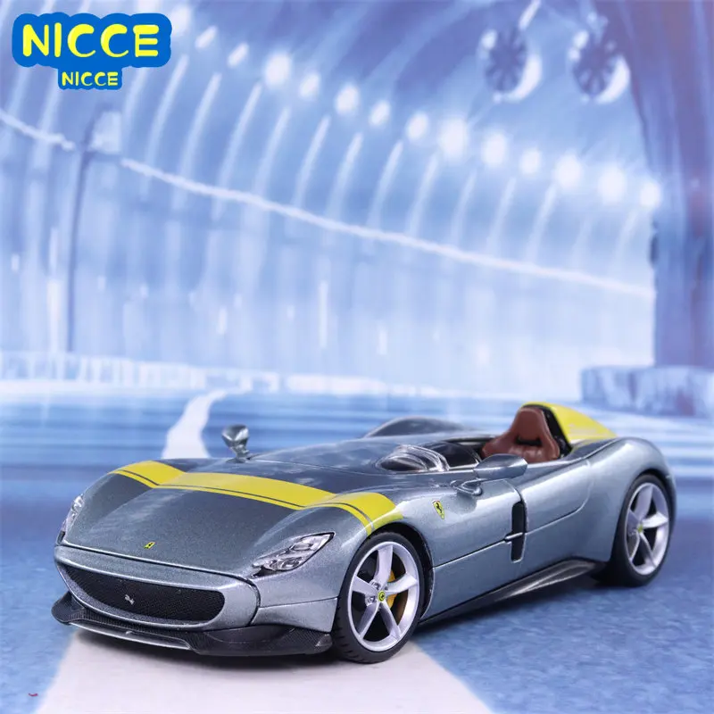 

Bburago 1:24 Ferrari Monza SP1 Sports Car Simulation Diecast Metal Alloy Model Car Toys for Kids Gift Collection B480