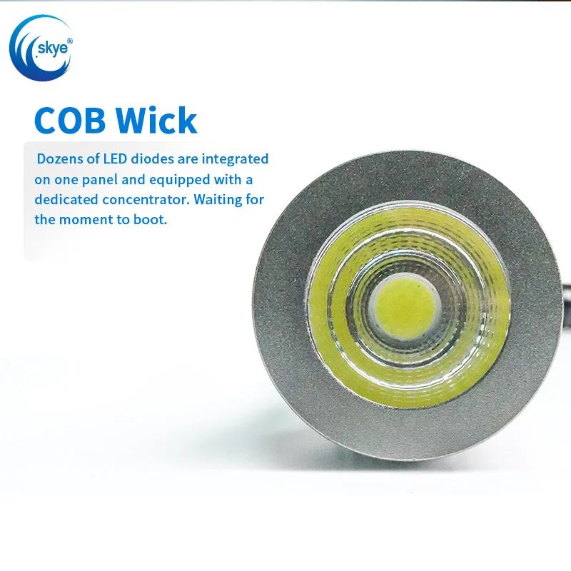 Мини светодиодный тная Светодиодная лампа SUNSHINE магнитная основа COB фитиль