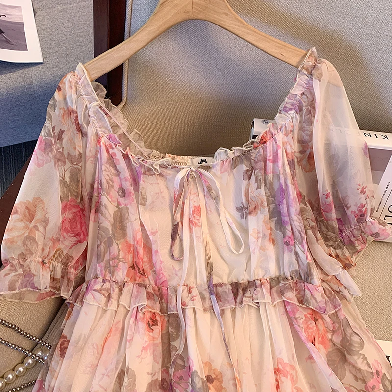 Женский Летний Повседневный Шифоновый Топ Больших Размеров С Подкладкой И