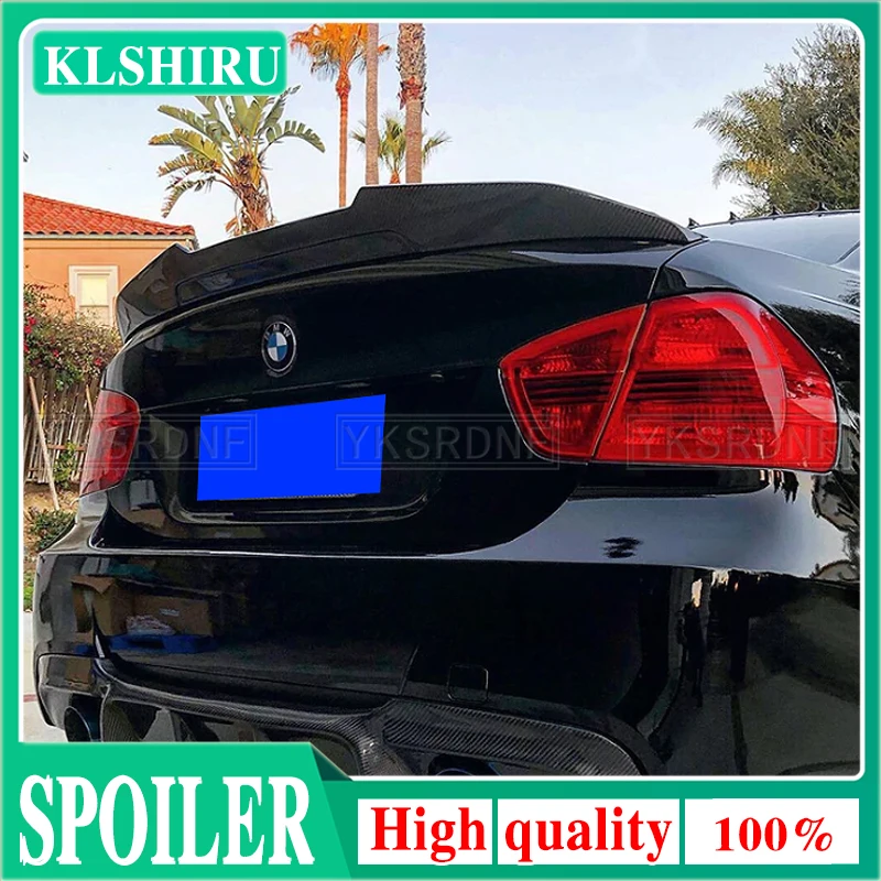 

YKSRDNF For BMW E90 Spoiler E90 Carbon Fiber/FRP 318i 320i 325i 330i E90 Rear Wing PSM 2005-2011