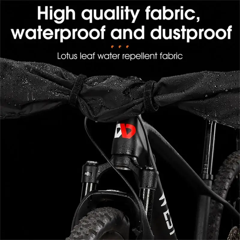 

Durable Handlebar Cover Dust Cover Polyester Tear Resistant Black Mountain Bike Handlebar Protect Riding Accessories Waterproof