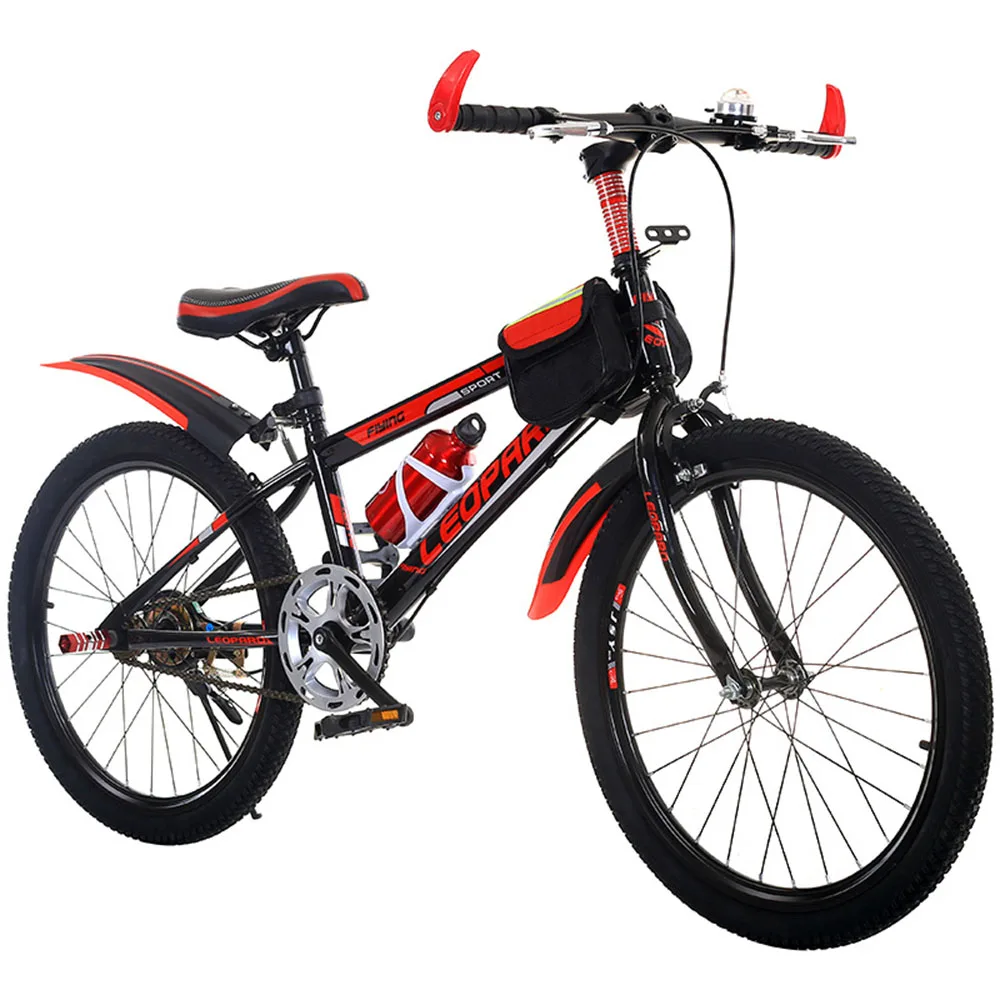 

20 Inches Riding Bicycle With Mountain Bike High Carbon Steel Frame Front And Rear V Brakes Damping Bold Wear-Resistant Tires