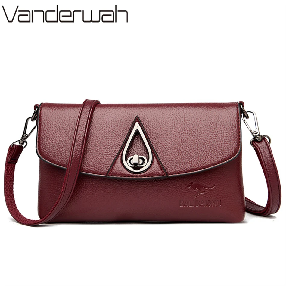 

Luxury Women Design Shoulder Crossbody Bag Vintage Female 2022 Messenger Bag Pu Leather Ladies Handbags and Purses Clutch Wallet