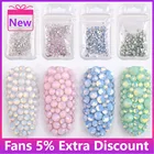 Искусство ногтей горячая Распродажа Opal Стразы украшения хрустальные Красочные 3D плоские стеклянные украшения для ногтей блестящие