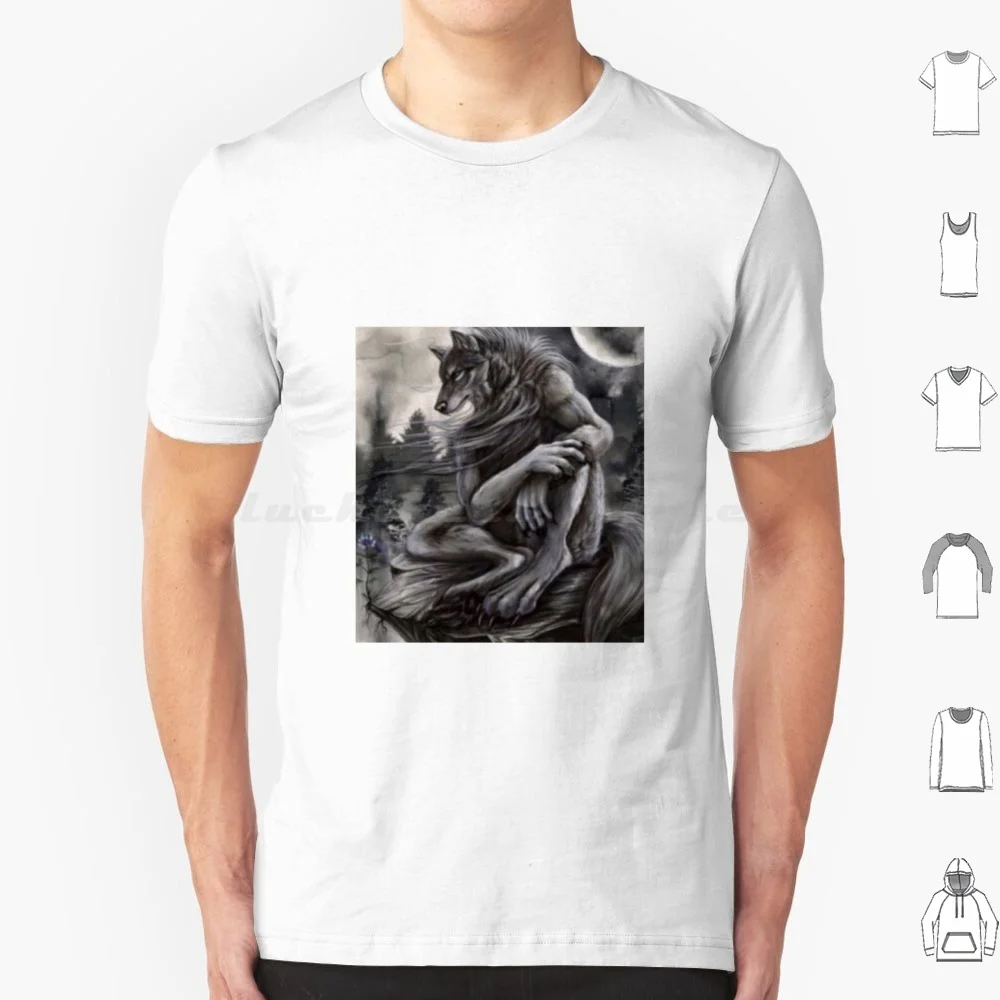 Фото Футболка Wolf Man Meme 6xl Хлопковая крутая футболка Meme Shitpost 4chan Reddit Lmao Ironic Интернет Забавный Tumblr Instagram Dank Edgy №1