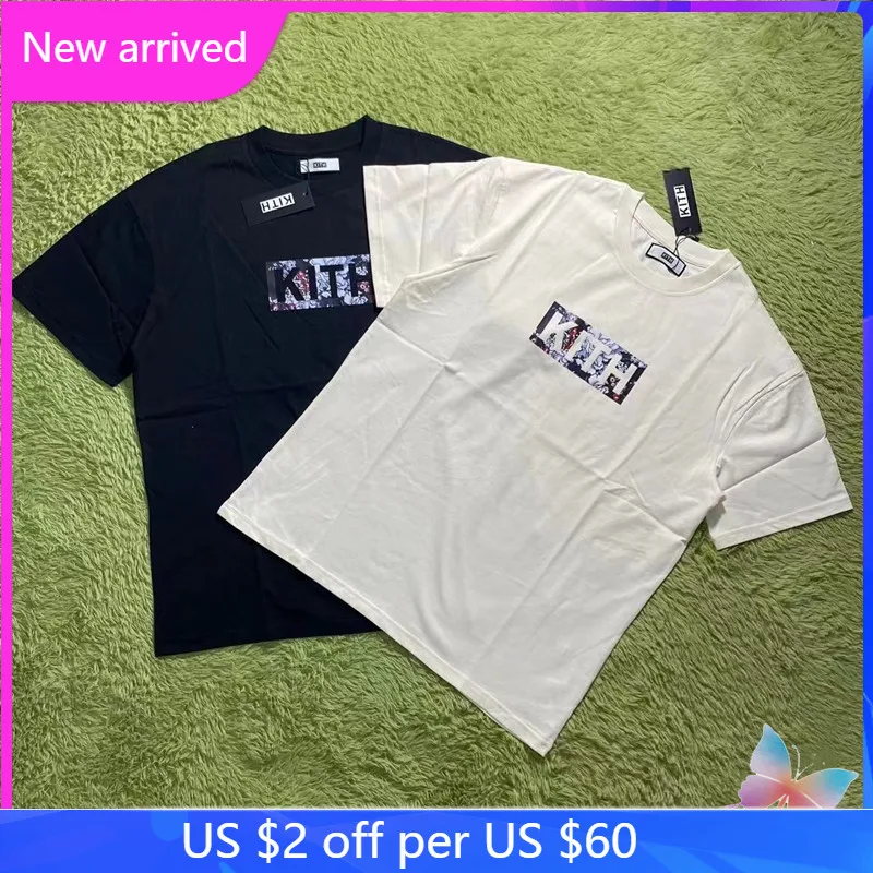 

Summer KITH T-shirt Cotton Roud Neck Short Sleeve Tee Men Women Clothing Loode T Shirts