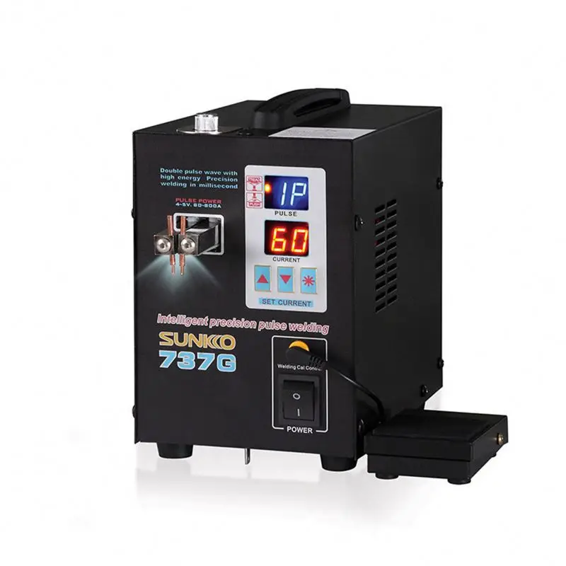 

Dual mode pedal 18650 dual pulse dual display lithium battery spot welder