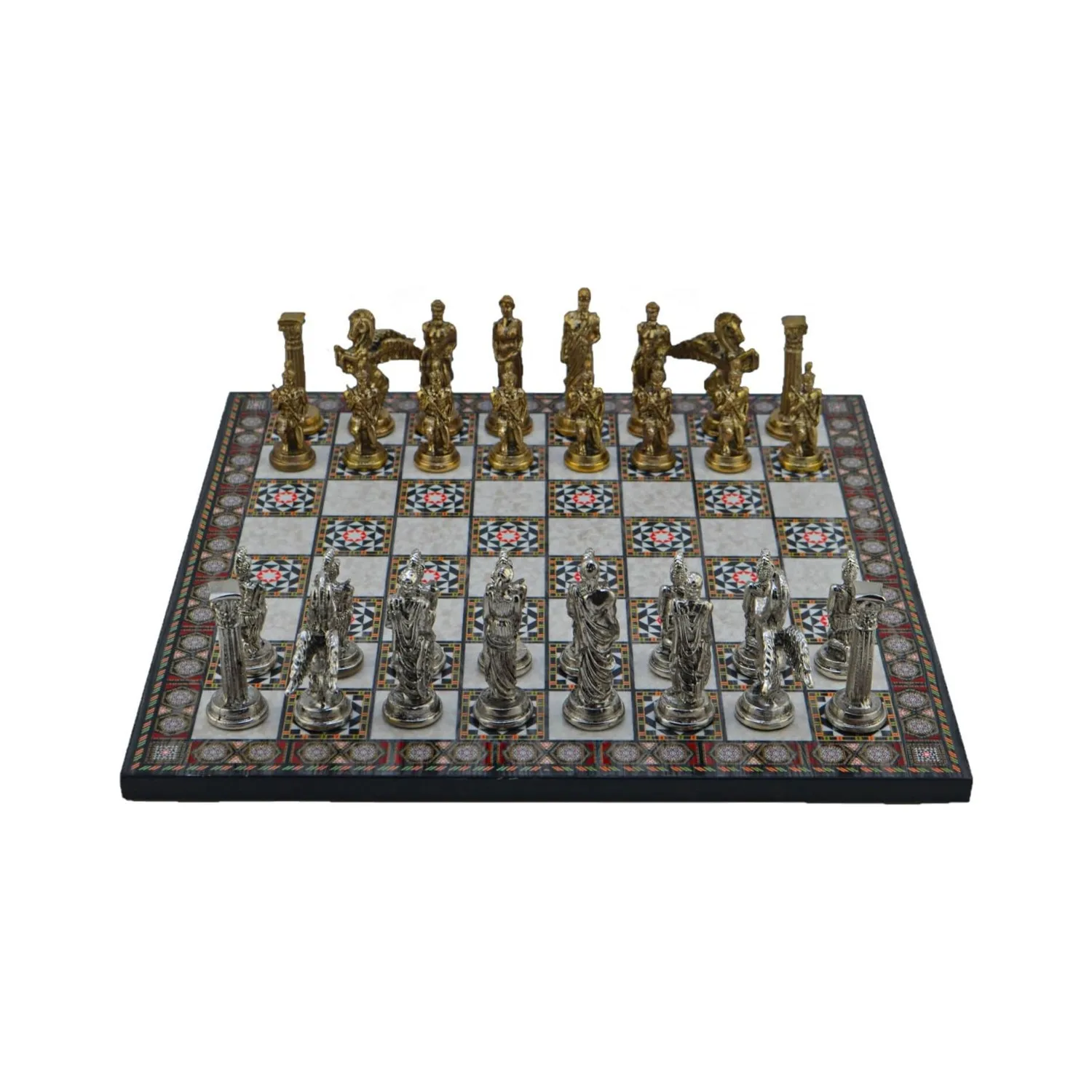 Подарочный домашний металлический Шахматный набор большой Пегас фигурная яркая