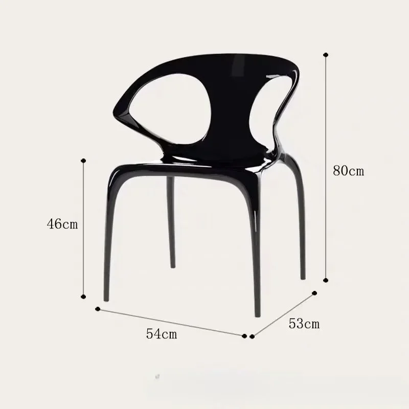 Компьютерные портативные дизайнерские Элегантные пластиковые стулья для