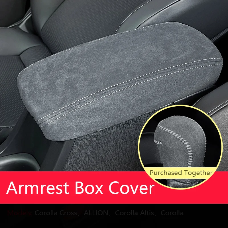 

For Toyota Corolla Cross 2023 Accessories Car Armrest Pad 2019 2020 2021 2022 2023 Corolla ALLION Auto Center Console Box Mat