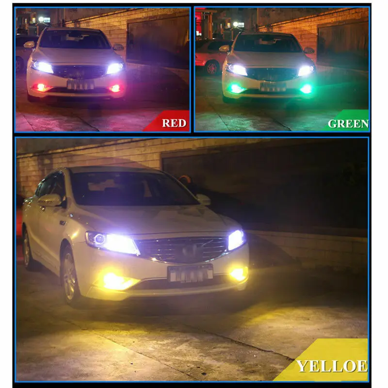 2 шт. Автомобильные светодиодные лампы для чтения T10 5050 SMD RGB |