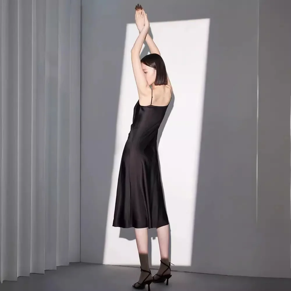 Новинка лета 2024 облегающее платье Innervest женское модное во французском стиле из