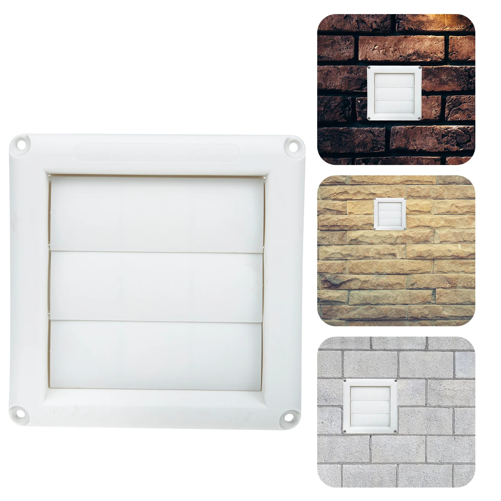 

Vent Cover Dryer Louvered Hood Air Outlet Duct Airflowwall Exterior Exhaust Grille Capsupply Outdoor Covers Replace Grill Ac