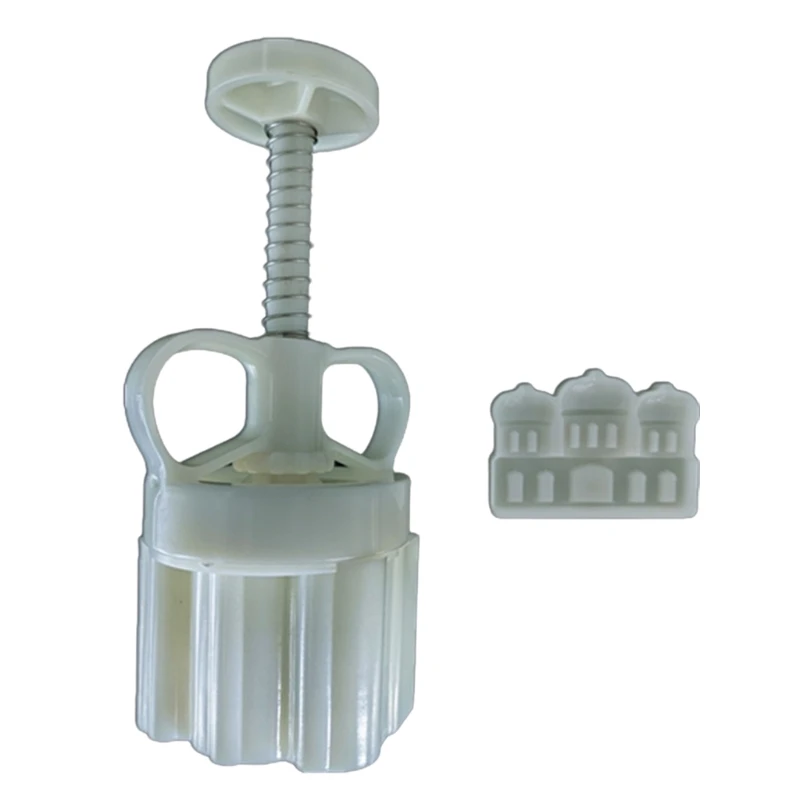 

Kitchen Supplies 50g Mosque Shape Mooncake Mould Multi-Purpose Reusable Stamps