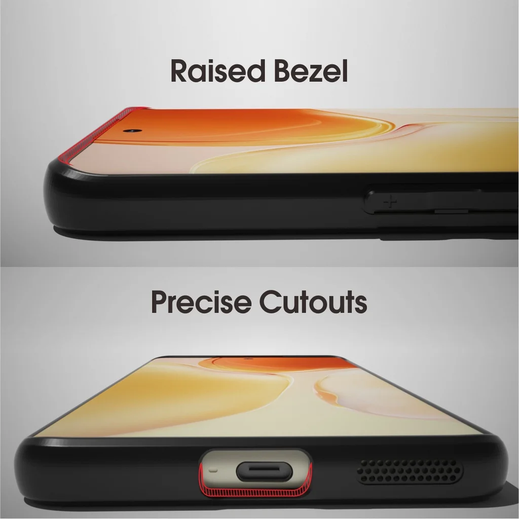 Фото BMRS для Oppo Reno9/9 Pro Чехол, камуфляжный прозрачный жесткий противоударный расширенный защитный чехол-черный (поставляется с ремешком на запястье) №5
