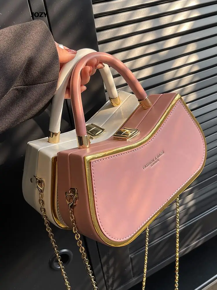 

Летняя разноцветная сумка 2023, новая роскошная дизайнерская сумка через плечо с цепочкой для женщин, модная женская Повседневная сумка на пл...