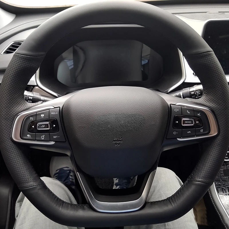 

Suitable For Chery TIGGO 7 2020 2021 2022 Hand-sewn Leather Steering Wheel Cover