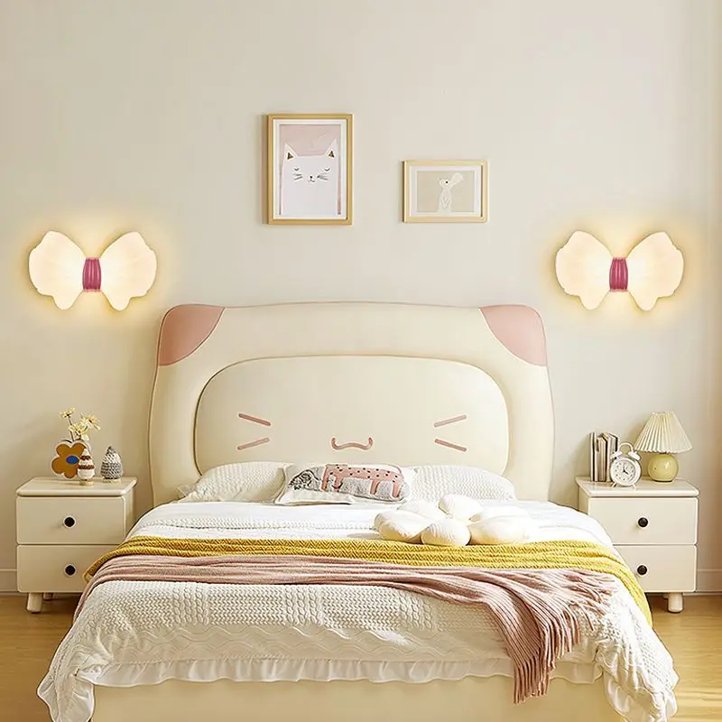 Настенный светильник в скандинавском стиле с бантом лампа для спальни