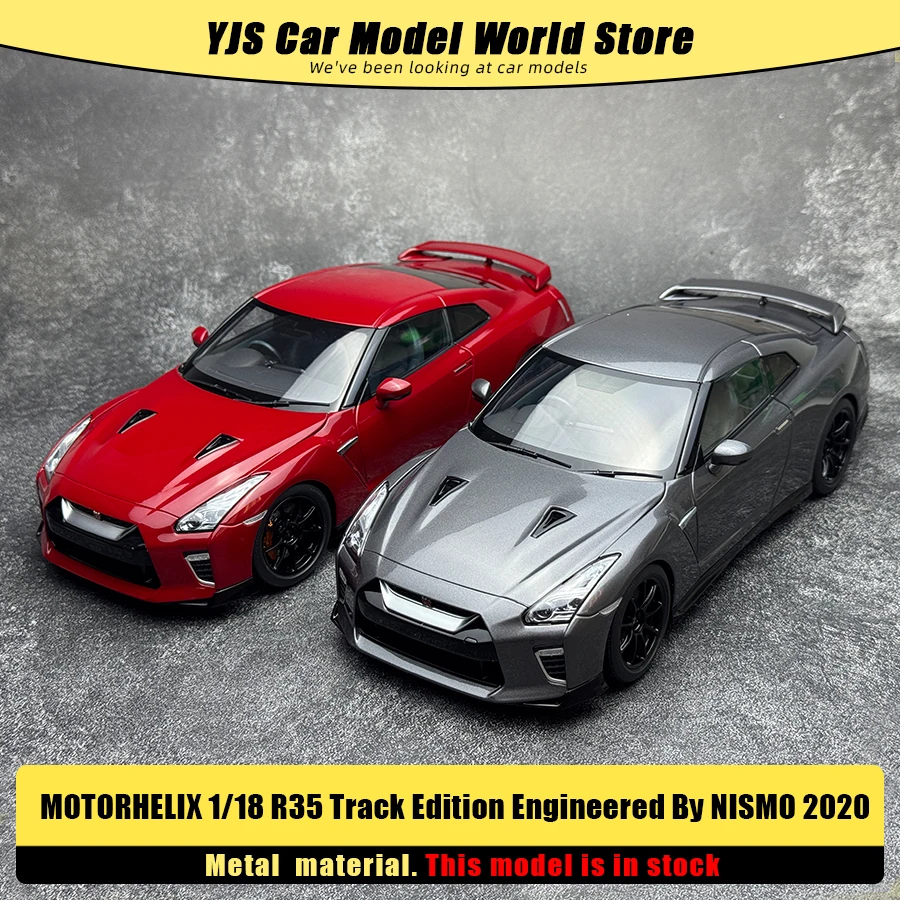 MOTORHELIX 1:18 FOR Nissan GT-R(R35) 50th anniversary edition Car model Static ornament Send to a friend Holiday gift - 26