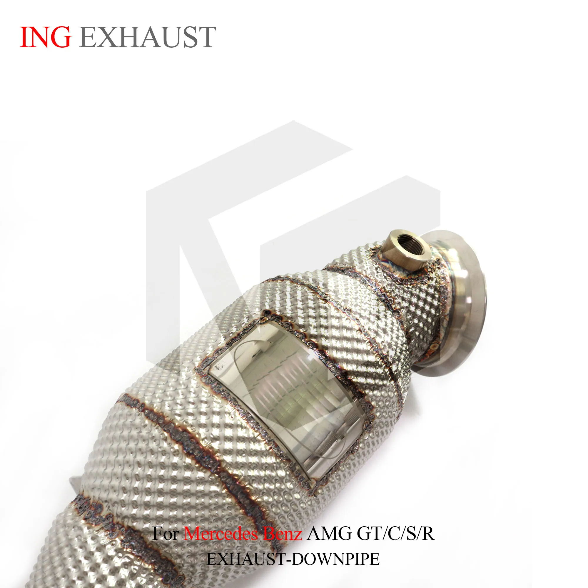Катализованная водосточная труба ING SS304 для Mercedes Benz AMG GT GTC GTS GTR 4 0 т моторная