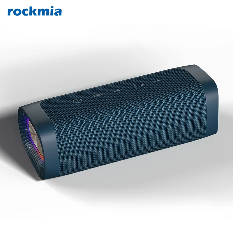 

Portable Waterproof Speakers Bluetooth Fabric Wireless Bluetooth Speaker High Quality Outdoor Bass With LED Light Support TF