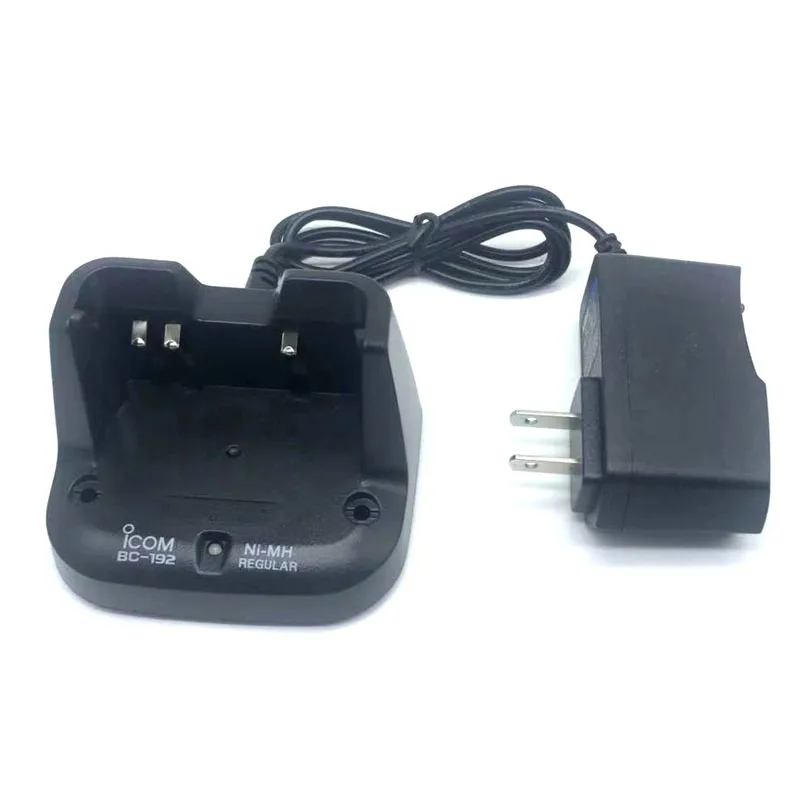 ICOM BC-192 BP-264 Desktop Ni-MH Battery Charger For IC-F3011 F4011 F3001 F3002 F4001 F4002 IC-V80 V80E IC-T70 IC-F27SR Radio