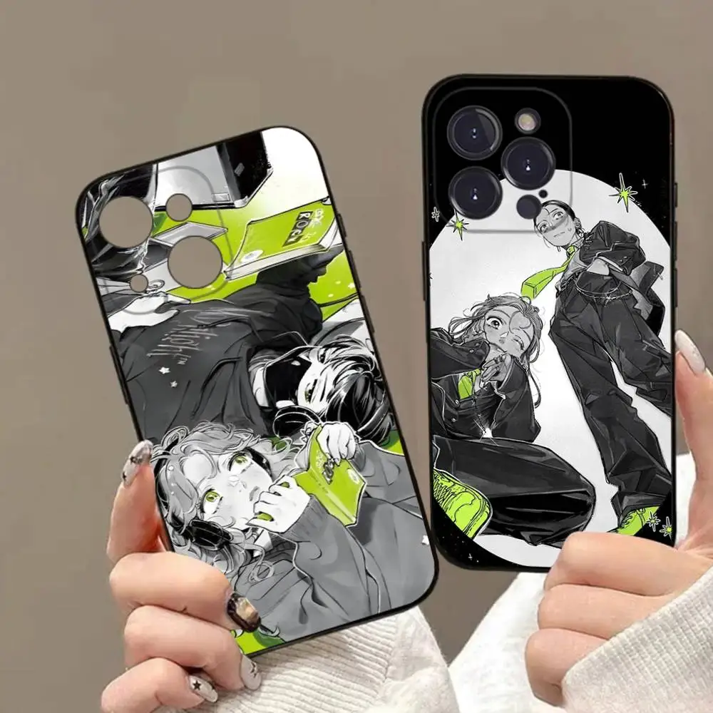 Фото Чехол для телефона Aya Osawa Mitsuki Koga MitsuAya для iPhone 17 16 15 14 13 12 11 Pro Max Plus Mini, мягкий силиконовый, черный, противоударный, из ТПУ №1