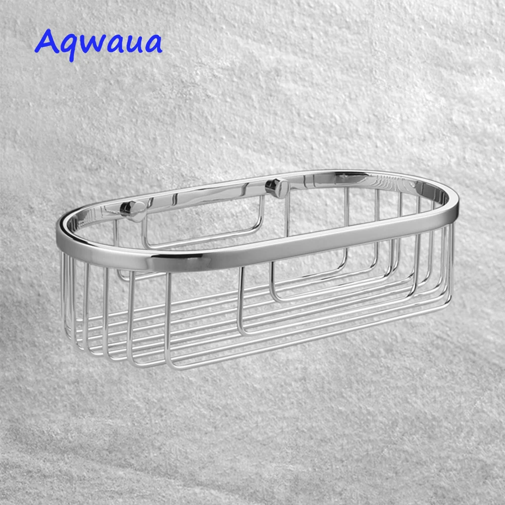

Полки для ванной комнаты Aqwaua, корзина для душа, ванночка с современным дизайном, зеркальная полированная поверхность из нержавеющей стали