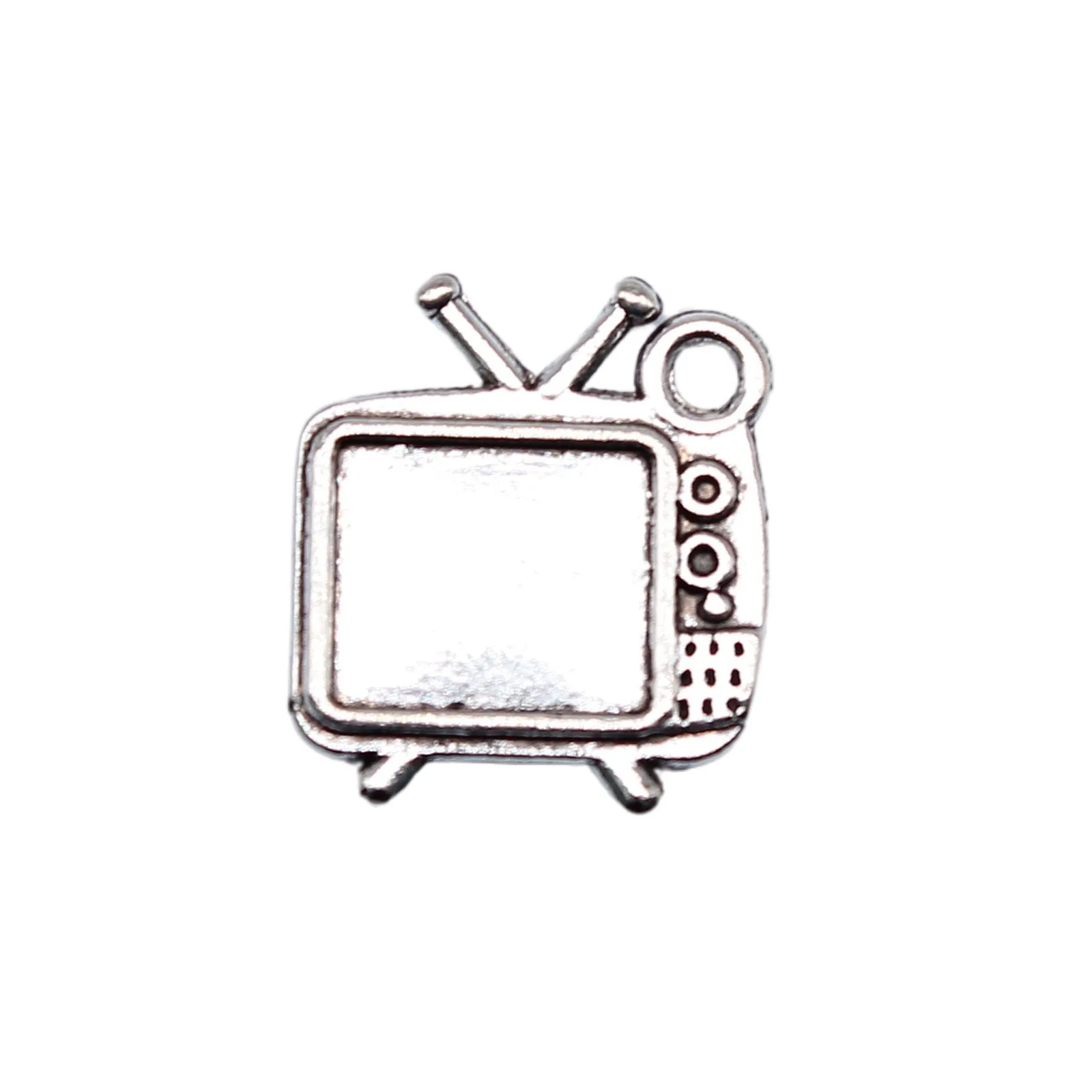 Подвески 20 шт. 15x13 мм телевизионные антикварные ювелирные изделия Сделай Сам