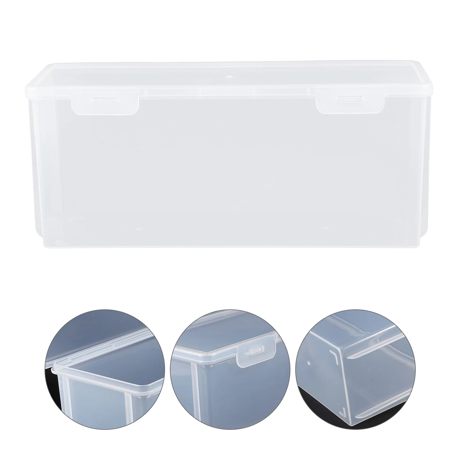 

Storage Box Food Fresh Keep Holder Toast Container Clear Lid Fruit Pp Fridge Canister Sealed Plastic Cake Containers