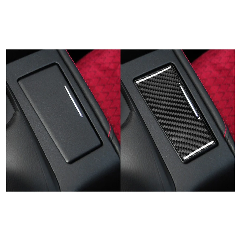 Черные наклейки из углеродного волокна декоративные аксессуары для салона