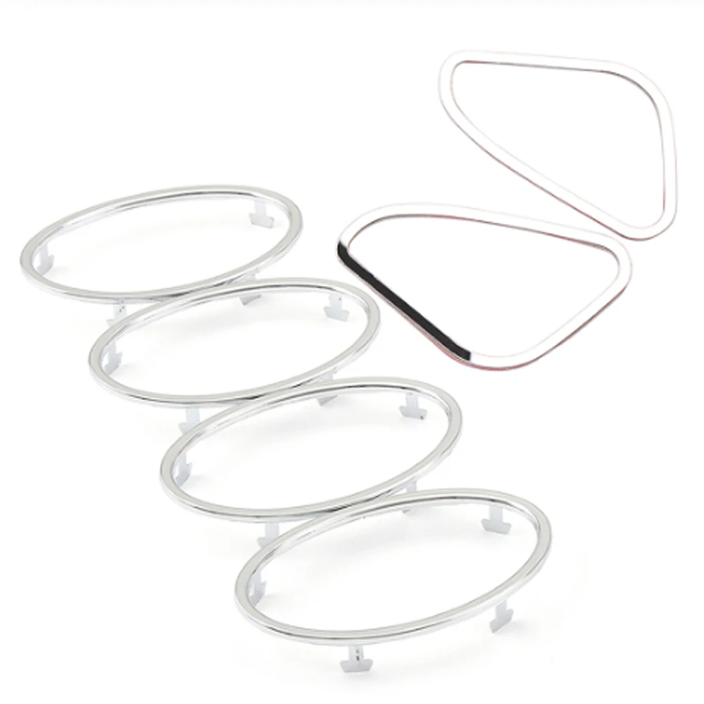 Автомобильный Кондиционер ABS хромированная отделка выходное украшение для Ford Focus