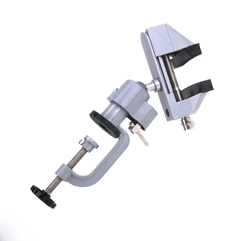 

360 Degree Rotating Universal Table Vise 2 in 1 Aluminium Alloy Swivel Bench Vise Clamp Units Vise