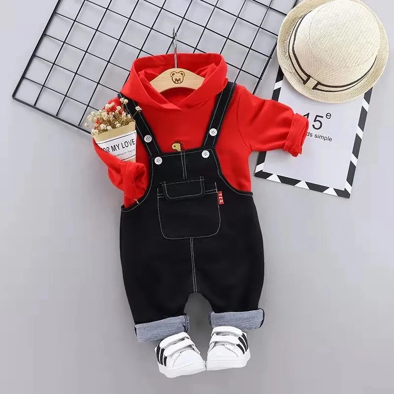 Новый комплект одежды с длинными рукавами и принтом динозавра для малышей