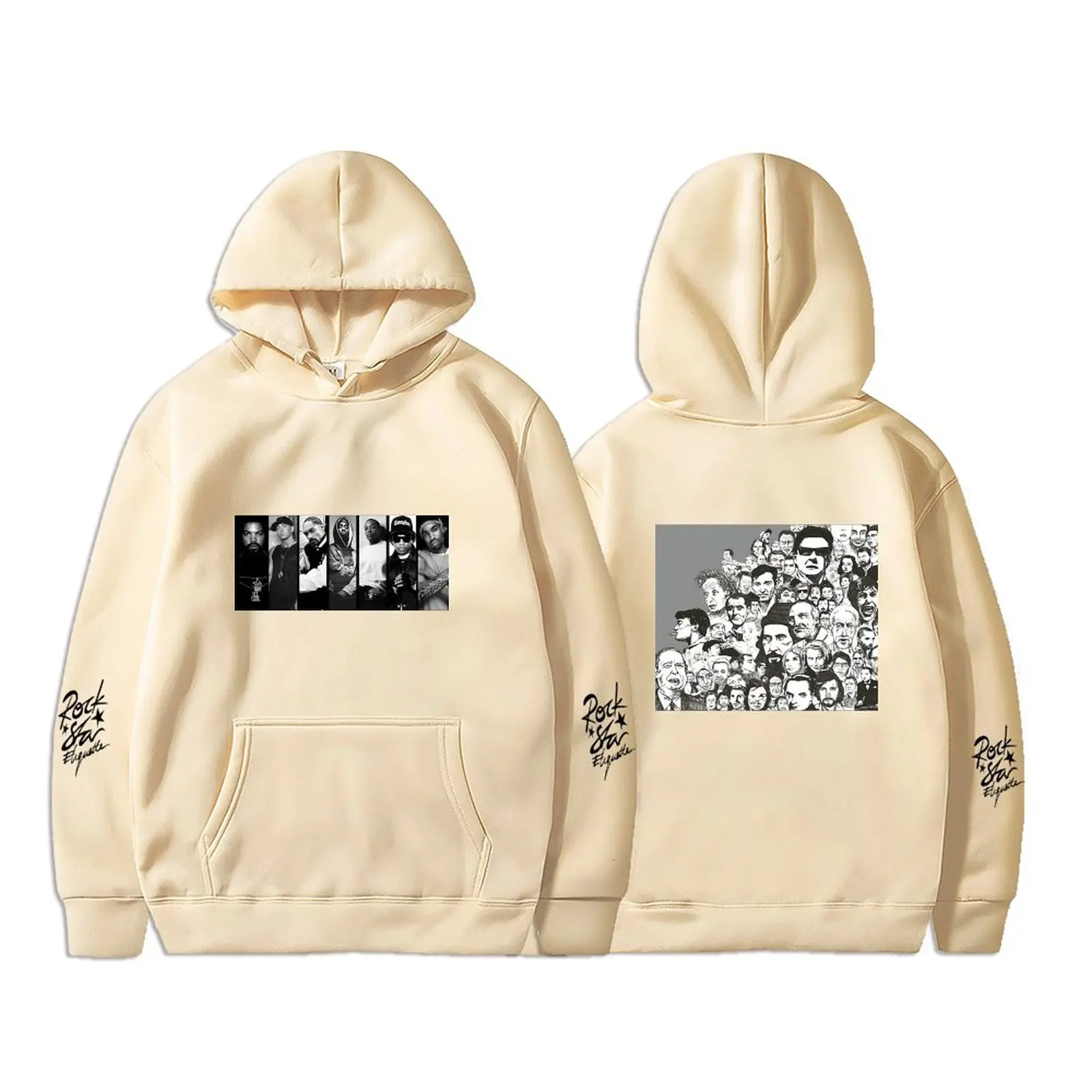 

Rap star, four season trend sweater, elemental printing hoodies, y2k cloths, shakira men's sweatshirt