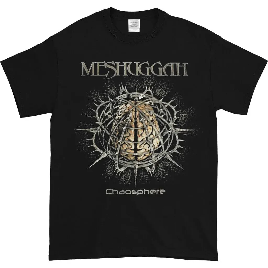 Новая Черная футболка MESHUGGAH chaoсферический редукс