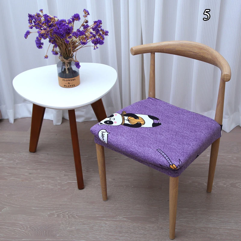 

Seat Cover Elastic Dining Room Chair Seat Covers Household Cushion Cover Seat Cover Protector Slipcover Chair Cover Panda Print