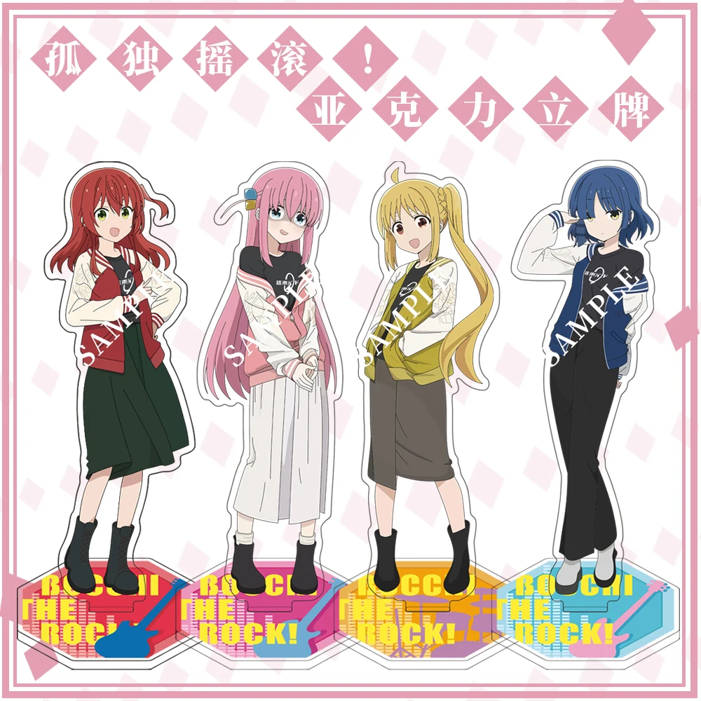 

Японская игра-Аниме BOCCHI THE ROCK! ぼっ・・ざ・・・く! Акриловая подставка для декора, стоячий знак, подарки для фанатов серии готоh Hitori Yamada Ryo