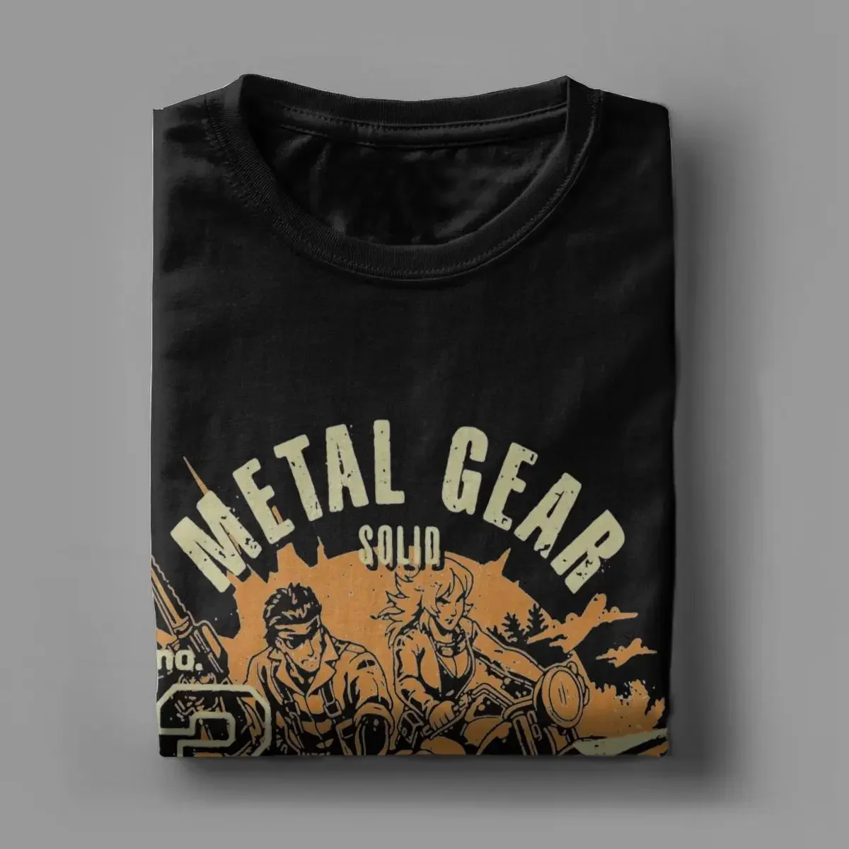 Мужские футболки Metal Gear Solid 3 Snake Eater одежда из чистого хлопка с юмором короткими