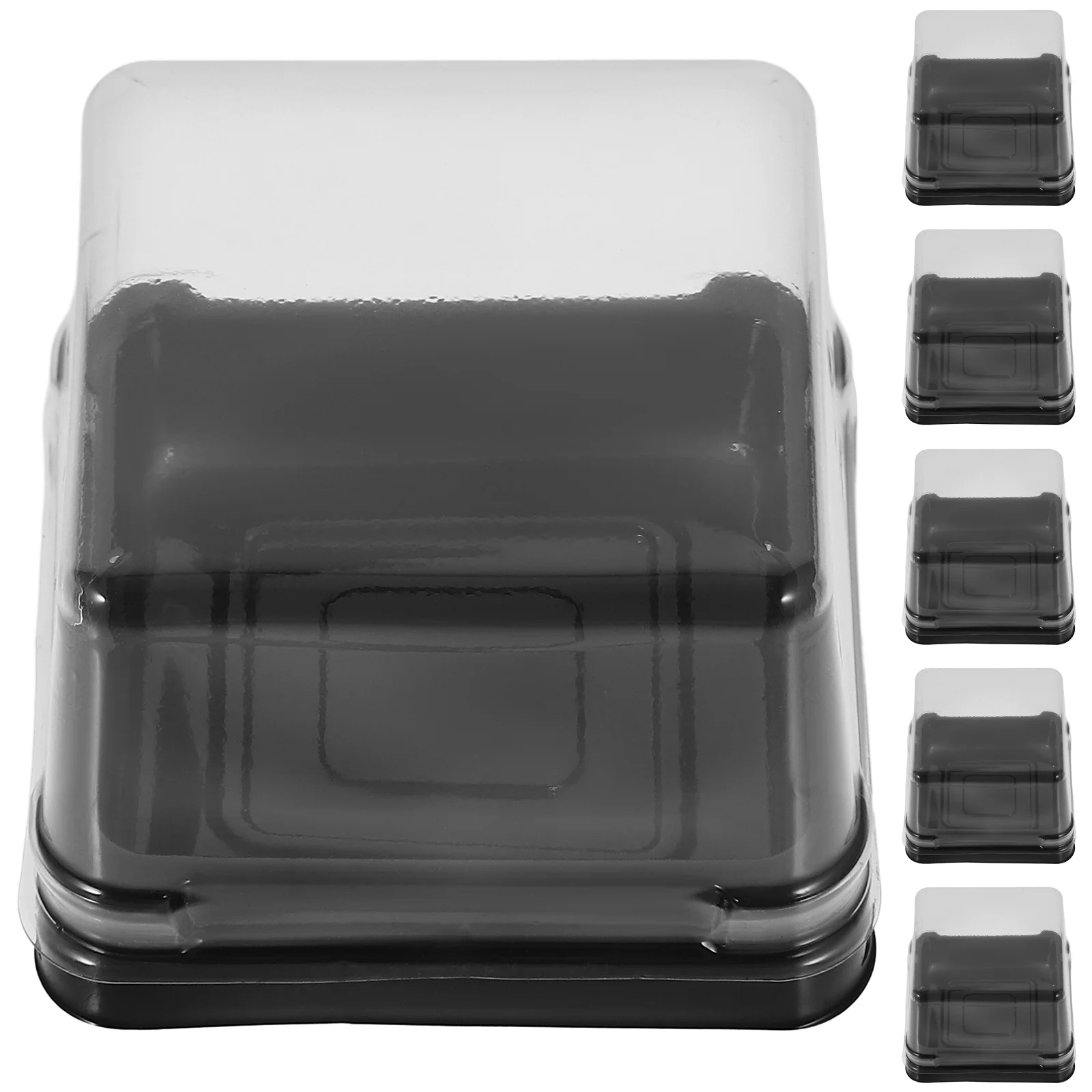 

Egg Yolk Crisp Packaging Box Disposable Containers Lids Plastic Individual Mini