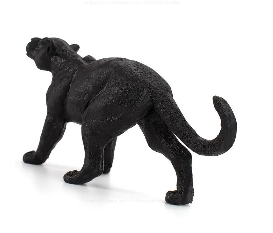 Фигурка черного модель пантера в виде диких животных