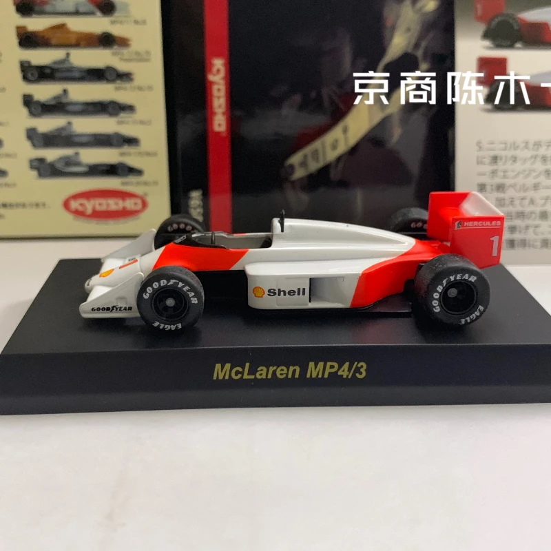 1/64 KYOSHO McLaren MP4-3 Prost 1987 LM F1 RACING #1 Collection of die-cast alloy car decoration model toys
1/64 KYOSHO McLaren MP4-3 Prost 1987 LM F1 RACING #1 Collection of die-cast alloy car decoration model toys