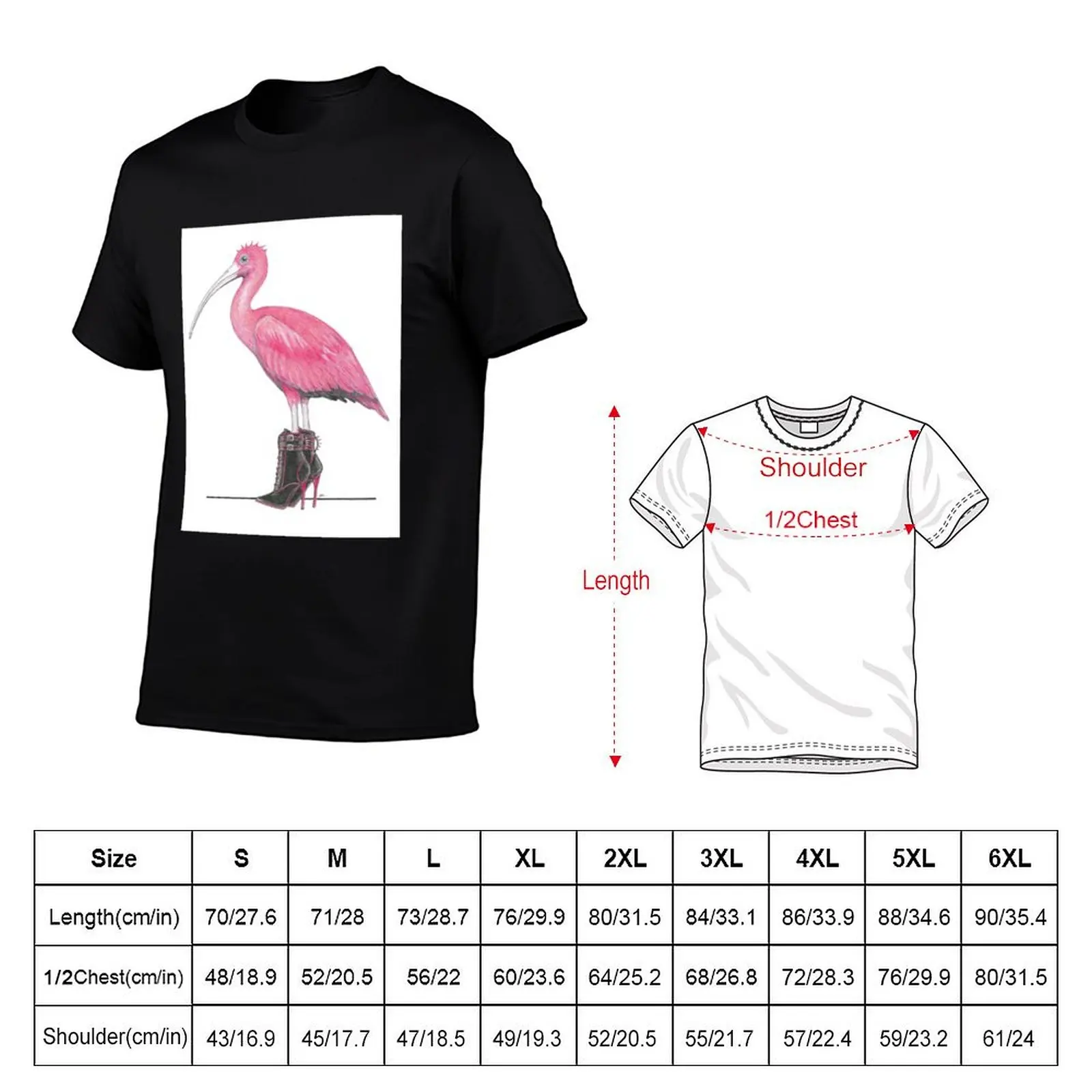 Футболка Scarlet Ibis in Dangerous Shoes, повседневная модная уличная футболка (art.: 3920dbec67bbc) - 3920dbec67bbc