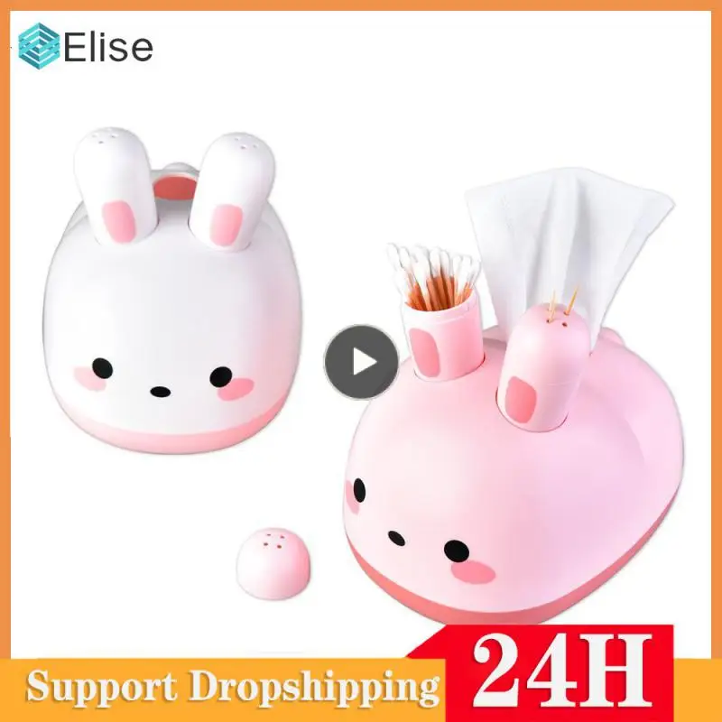 

Durable Paper Storage Box Creative Cartoon Wear-resistant Rabbit Roll Paper Box Hips Cute Storage Box Tissue Tube Dining Room