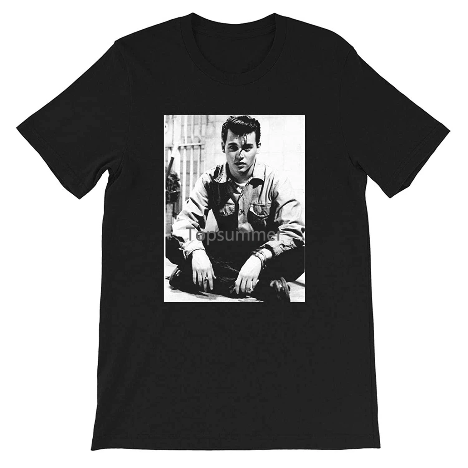 

90S Johnny Depp Greaser Nightmare On Elm Street Edward Scissorhands Vintage Gift Men Women Girls Unisex T-Shirt