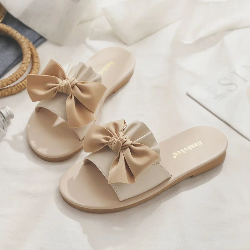 

Женские шлепанцы, новинка 2023, шлепанцы на низком каблуке, с круглым ремешком, женская модная Роскошная обувь на плоской подошве