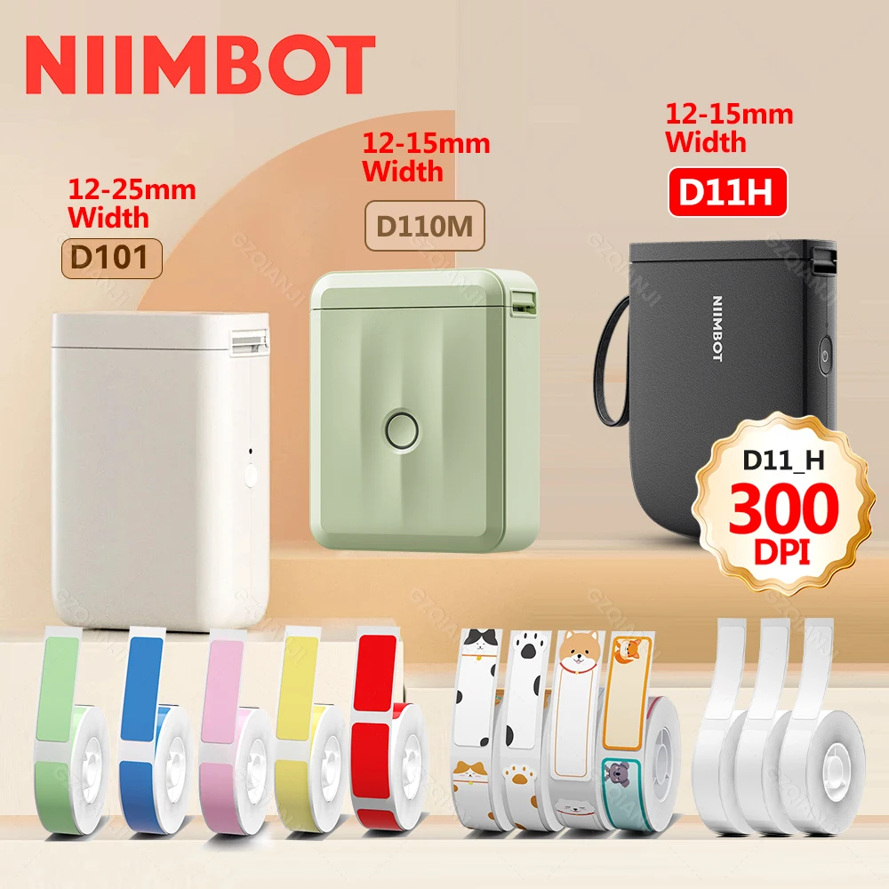 Портативный термопринтер Niimbot New D11 D110