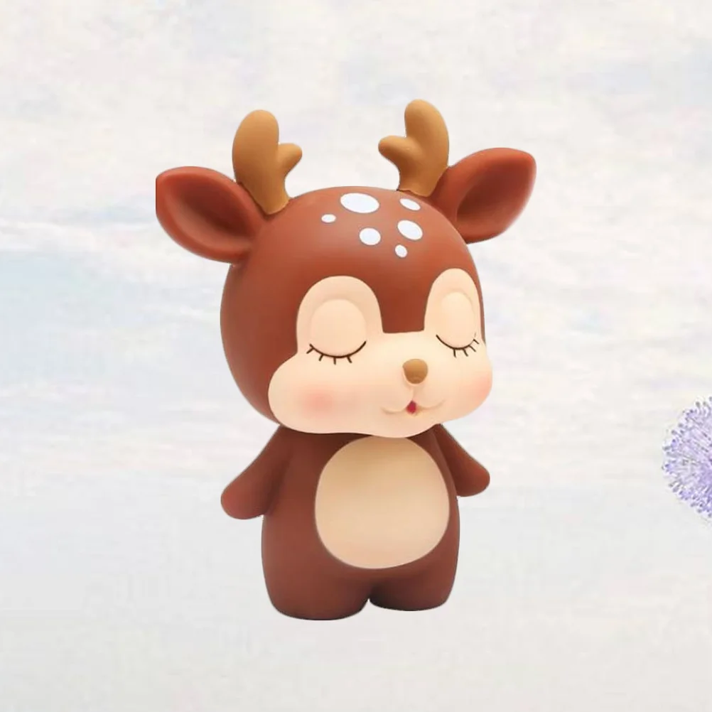 

Bank Piggy Coin Money Deer Box Cartoon Kids Saving Cute Toy Pot Banks Girls Gift Boys Reindeer Jar Figurine Animal Birthday Mini