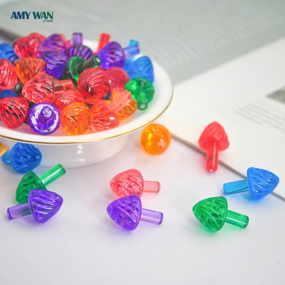 50 шт. декоративные керамические бусины в виде грибов