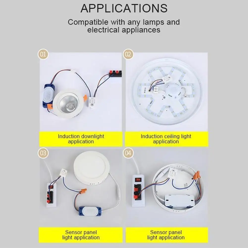 

Voice Switch Module 1-40W Sound Voice Sensor Intelligent Auto On Off Light Smart Switch For Corridor Warehouse Stair R0C3